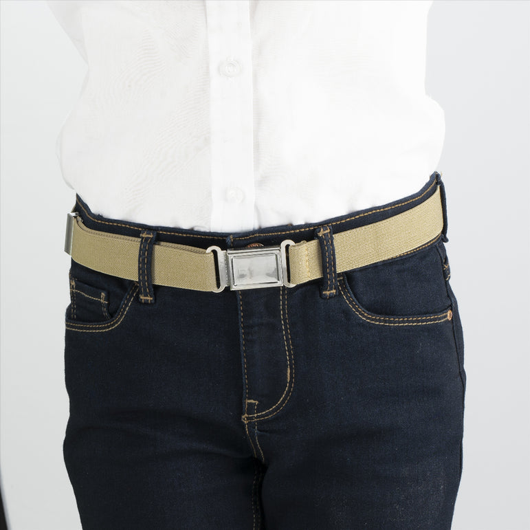 Buyless Fashion Kids Boys Toddler Adjustable Elastic Belt With Magnetic Buckle - 4 Pack