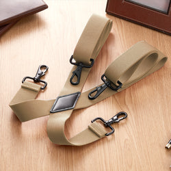 "Buyless Fashion Suspenders for Men - 48"" Adjustable Straps 1 1/4"" - X Back with Black Hooks"