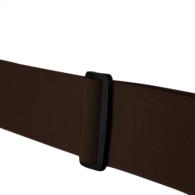 "Buyless Fashion Mens Suspenders - 48"" Elastic Adjustable Heavy Duty 2"" Wide - X Back With Black Hooks"