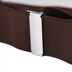 Buyless Fashion Suspenders for Men - 48" Elastic Adjustable Straps 1 1/4" - Y Shape