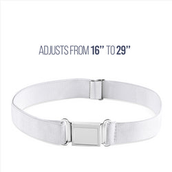 Buyless Fashion Kids Boys Toddler Adjustable Elastic Belt With Magnetic Buckle - 4 Pack