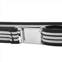 Buyless Fashion Kids Toddlers Baby Adjustable Elastic  Stretch Belt with Silver  Buckle