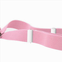 Buyless Fashion Adjustable Suspenders for Kids Toddlers Baby Elastic Solid Color 1 Inch - Y Back Design