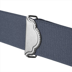 "Buyless Fashion Suspenders for Men - 48"" Adjustable Straps 1 1/4"" - X Back with Black Hooks"