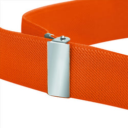 Buyless Fashion Kids Toddlers Baby Adjustable Elastic  Stretch Belt with Silver  Buckle