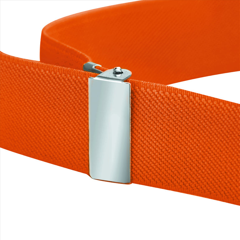 Buyless Fashion Kids Toddlers Baby Adjustable Elastic  Stretch Belt with Silver  Buckle