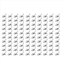 "Buyless Fashion 1” Heavy Duty Metal Clips for Suspenders, Pacifiers, Bib Clips, Toy Holder Or Mitten Clips - 8-50 Clips"