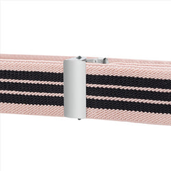 Buyless Fashion Kids Toddlers Baby Adjustable Elastic  Stretch Belt with Silver  Buckle