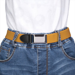 Buyless Fashion Kids Boys Toddler No Buckle Adjustable Elastic Dress Stretch Belt