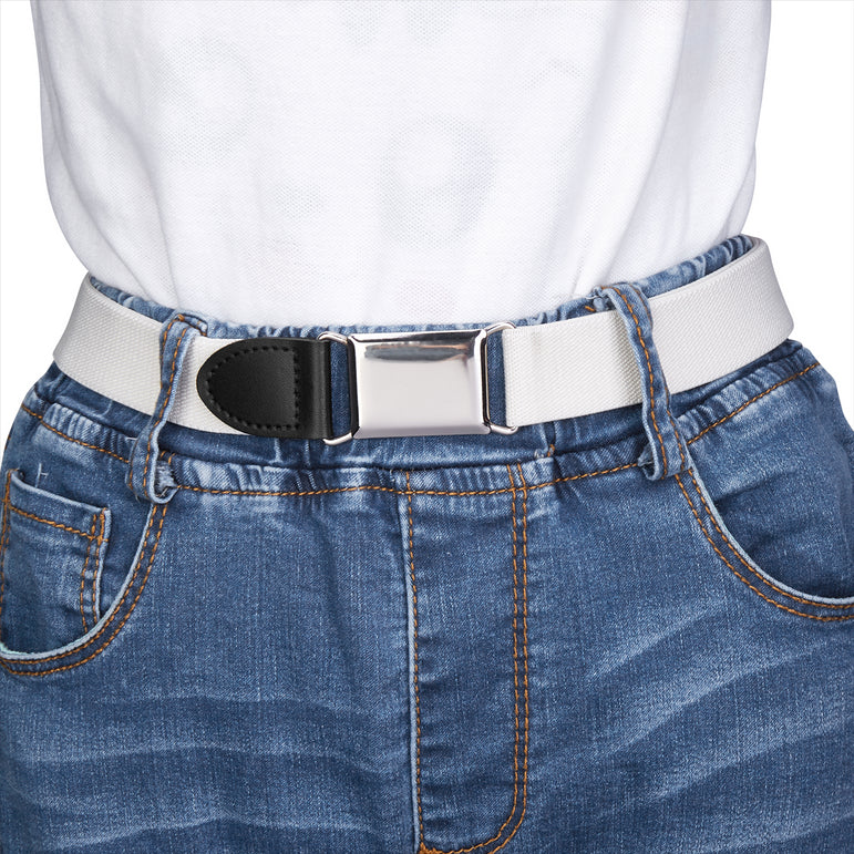Buyless Fashion Kids Boys Toddler No Buckle Adjustable Elastic Dress Stretch Belt