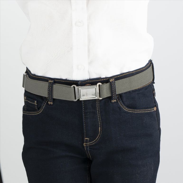 Buyless Fashion Kids Boys Toddler Adjustable Elastic Belt With Magnetic Buckle - 4 Pack