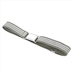 Buyless Fashion Kids Toddlers Baby Adjustable Elastic  Stretch Belt with Silver  Buckle