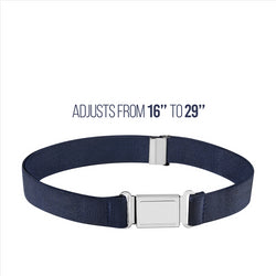 Buyless Fashion Kids Boys Toddler Adjustable Elastic Belt With Magnetic Buckle - 4 Pack
