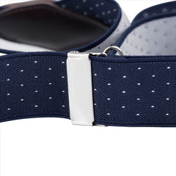 Buyless Fashion Suspenders for Men - 48" Elastic Adjustable Straps 1 1/4" - Y Shape