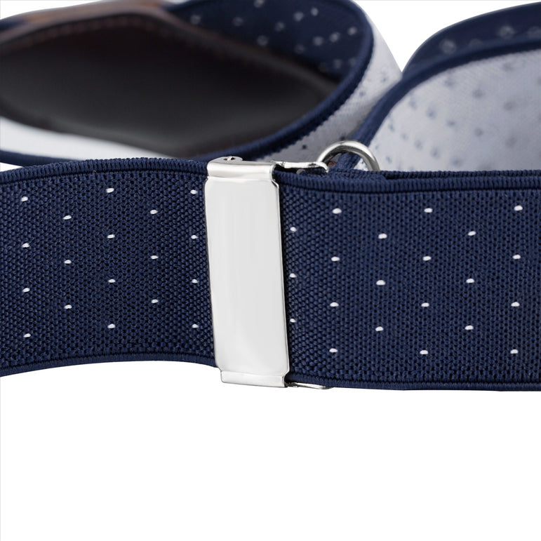 Buyless Fashion Suspenders for Men - 48" Elastic Adjustable Straps 1 1/4" - Y Shape