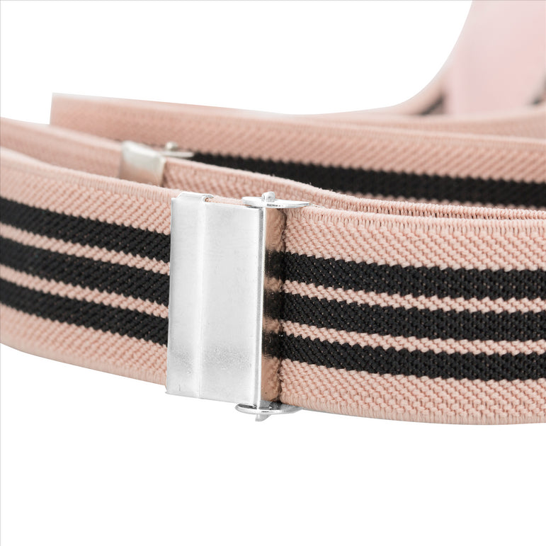 Buyless Fashion Adjustable Suspenders for Kids Toddlers Baby Elastic Solid Color 1 Inch - Y Back Design