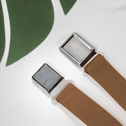 Buyless Fashion Kids Boys Toddler Adjustable Elastic Belt With Magnetic Buckle - 4 Pack