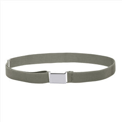Buyless Fashion Kids Toddlers Baby Adjustable Elastic  Stretch Belt with Silver  Buckle