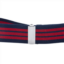 Buyless Fashion Kids Toddlers Baby Adjustable Elastic  Stretch Belt with Silver  Buckle