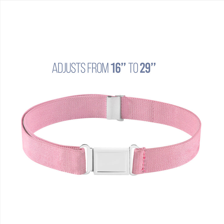 Buyless Fashion Kids Boys Toddler Adjustable Elastic Belt With Magnetic Buckle - 4 Pack