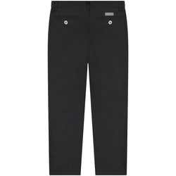 Buyless Fashion Boys Husky Straight Fit Cotton-Poly American Classic Long Pants