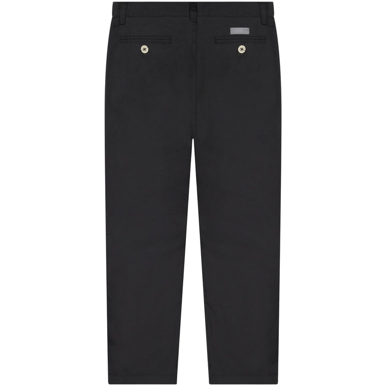 Buyless Fashion Boys Husky Straight Fit Cotton-Poly American Classic Long Pants