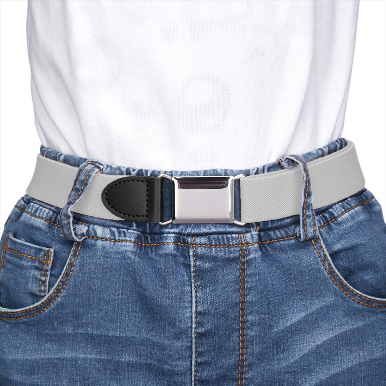 Buyless Fashion Kids Boys Toddler No Buckle Adjustable Elastic Dress Stretch Belt