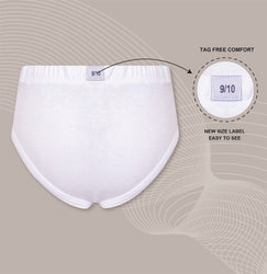 Buyless Fashion Boys White Briefs Soft Cotton Underwear 4 Pack