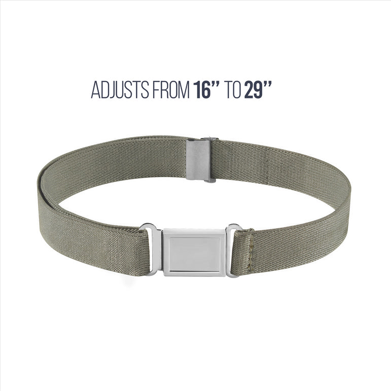 Buyless Fashion Kids Boys Toddler Adjustable Elastic Belt With Magnetic Buckle - 4 Pack
