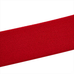 "Buyless Fashion Mens Suspenders - 48"" Elastic Adjustable Heavy Duty 2"" Wide - X Back With Black Hooks"