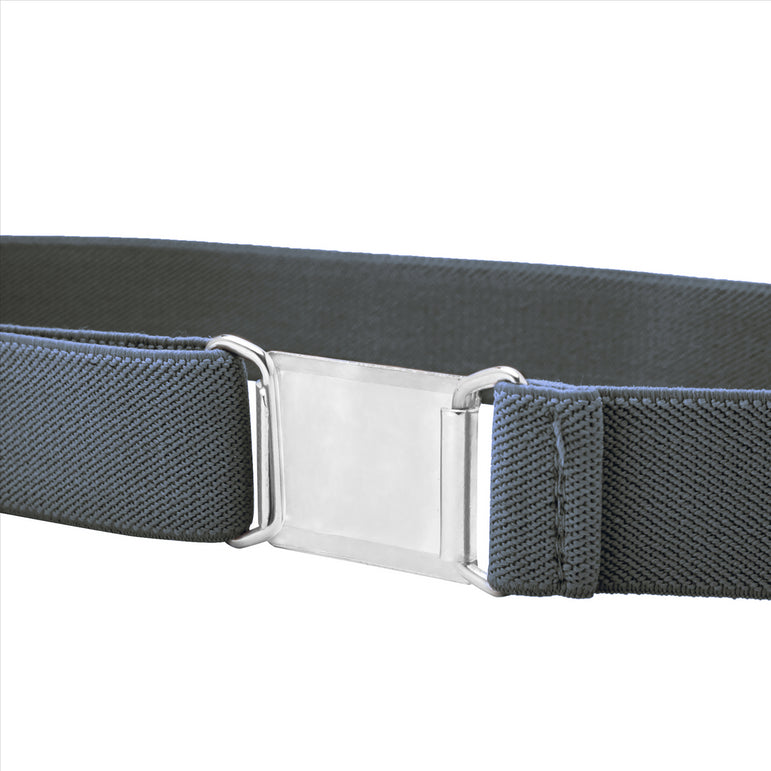 Buyless Fashion Kids Toddlers Baby Adjustable Elastic  Stretch Belt with Silver  Buckle