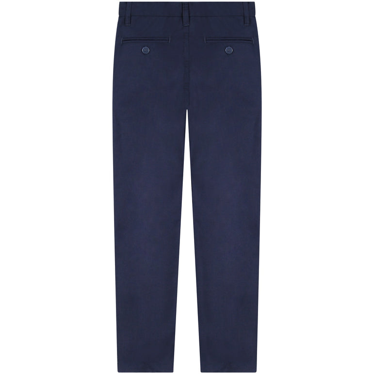 Buyless Fashion Boys Slim Fit Formal Flat Front Polyester Classic Long Pants