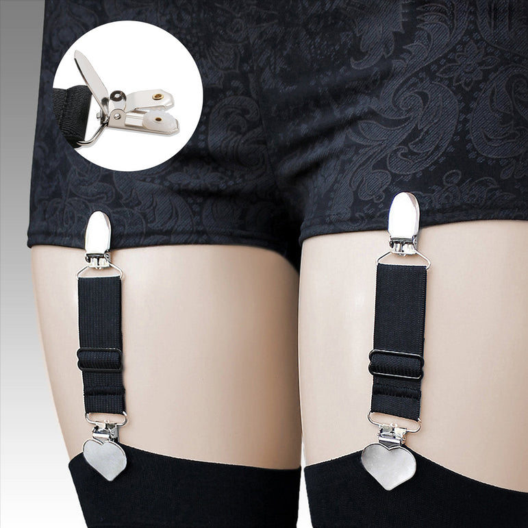 "Buyless Fashion 1” Heavy Duty Metal Clips for Suspenders, Pacifiers, Bib Clips, Toy Holder Or Mitten Clips - 8-50 Clips"