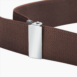 Buyless Fashion Kids Toddlers Baby Adjustable Elastic  Stretch Belt with Silver  Buckle