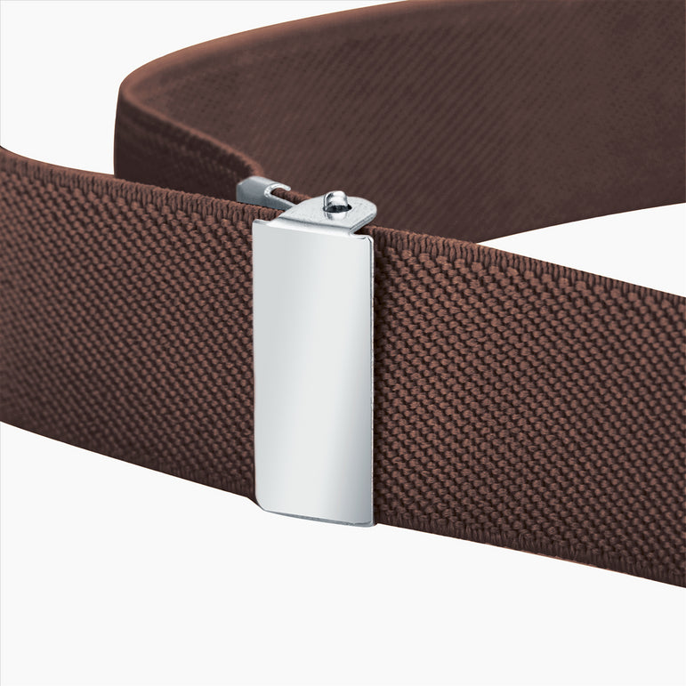 Buyless Fashion Kids Toddlers Baby Adjustable Elastic  Stretch Belt with Silver  Buckle