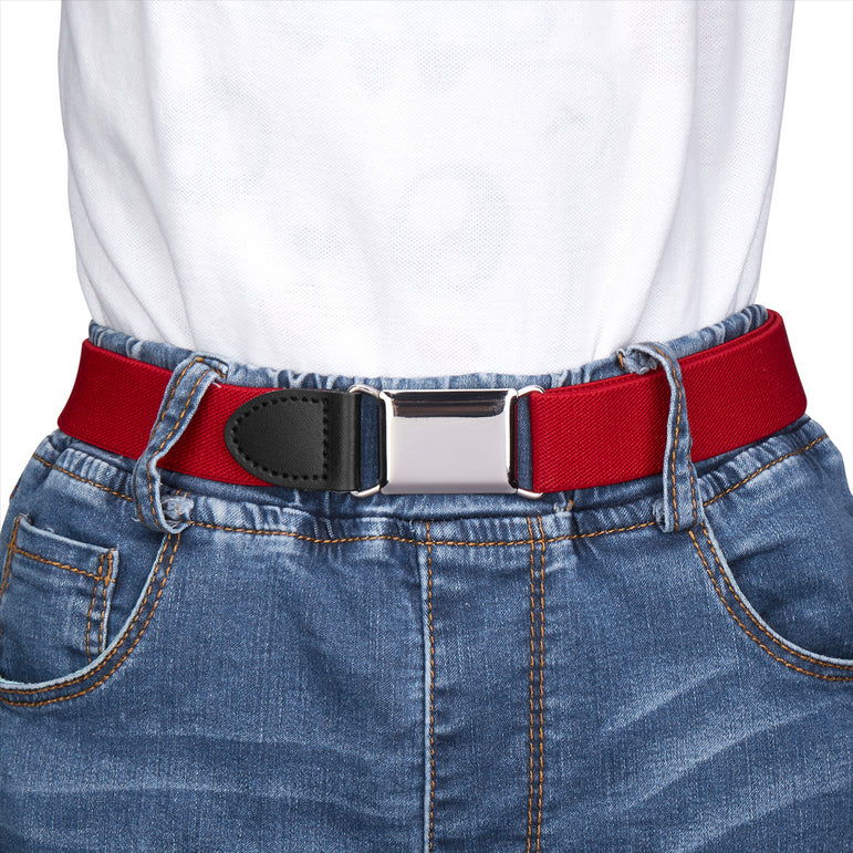 Buyless Fashion Kids Boys Toddler No Buckle Adjustable Elastic Dress Stretch Belt