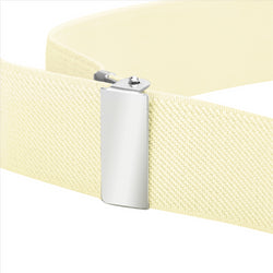 Buyless Fashion Kids Toddlers Baby Adjustable Elastic  Stretch Belt with Silver  Buckle