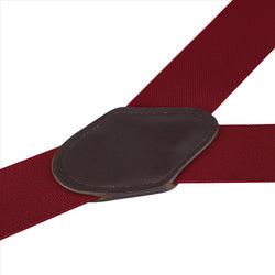 Buyless Fashion Suspenders for Men - 48" Elastic Adjustable Straps 1 1/4" - Y Shape