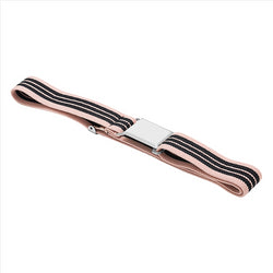 Buyless Fashion Kids Toddlers Baby Adjustable Elastic  Stretch Belt with Silver  Buckle