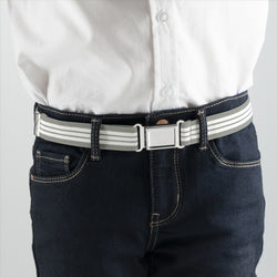 Buyless Fashion Kids Boys Toddler Adjustable Elastic Belt With Magnetic Buckle - 4 Pack