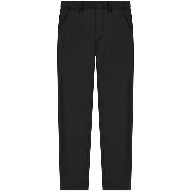 Buyless Fashion Boys Slim Fit Formal Flat Front Polyester Classic Long Pants