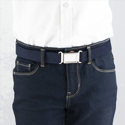 Buyless Fashion Kids Boys Toddler Adjustable Elastic Belt With Magnetic Buckle - 4 Pack