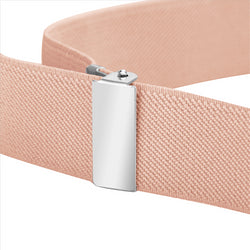 Buyless Fashion Kids Toddlers Baby Adjustable Elastic  Stretch Belt with Silver  Buckle