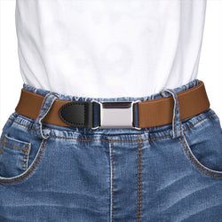 Buyless Fashion Kids Boys Toddler No Buckle Adjustable Elastic Dress Stretch Belt