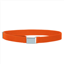 Buyless Fashion Kids Toddlers Baby Adjustable Elastic  Stretch Belt with Silver  Buckle