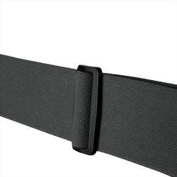 "Buyless Fashion Mens Suspenders - 48"" Elastic Adjustable Heavy Duty 2"" Wide - X Back With Black Hooks"