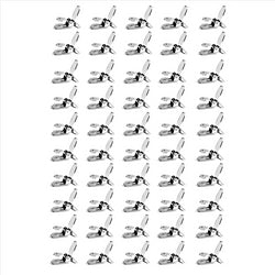 "Buyless Fashion 1” Heavy Duty Metal Clips for Suspenders, Pacifiers, Bib Clips, Toy Holder Or Mitten Clips - 8-50 Clips"