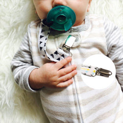 "Buyless Fashion 1” Heavy Duty Metal Clips for Suspenders, Pacifiers, Bib Clips, Toy Holder Or Mitten Clips - 8-50 Clips"