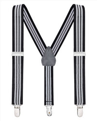 Buyless Fashion Adjustable Suspenders for Kids Toddlers Baby Elastic Solid Color 1 Inch - Y Back Design