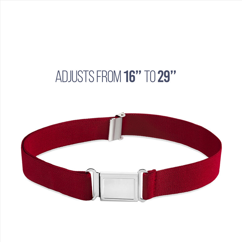 Buyless Fashion Kids Boys Toddler Adjustable Elastic Belt With Magnetic Buckle - 4 Pack